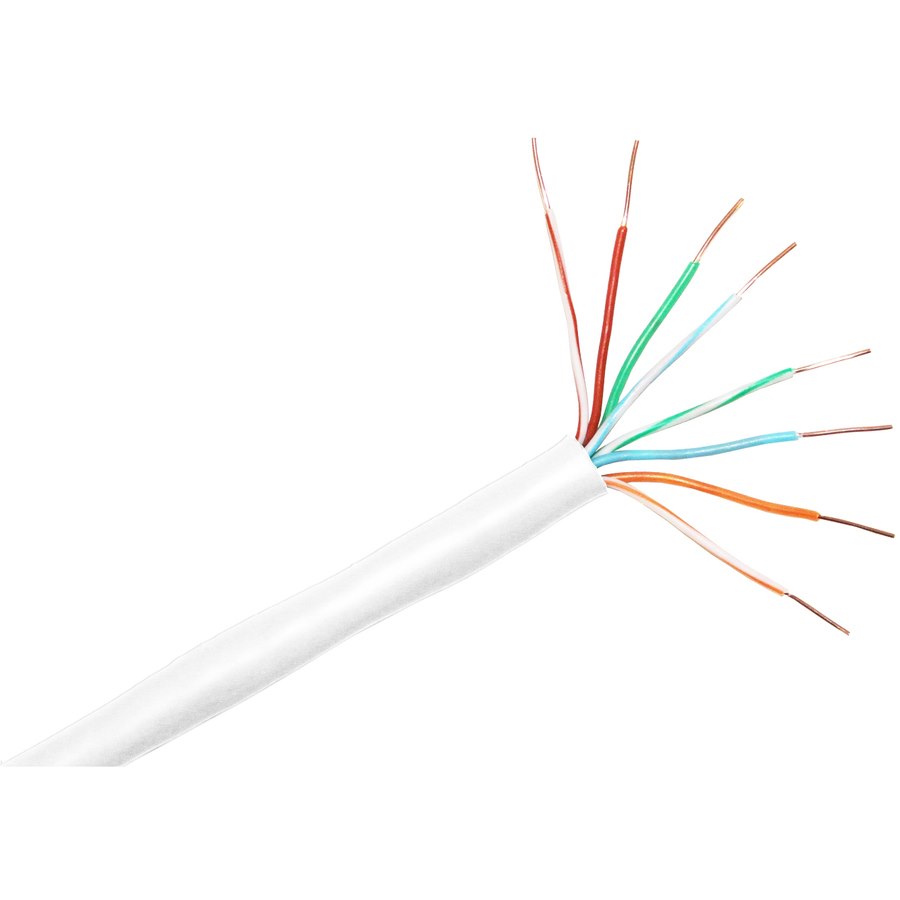 ClearLinks 1000FT Cat. 6 550MHZ Solid White Bulk Cable