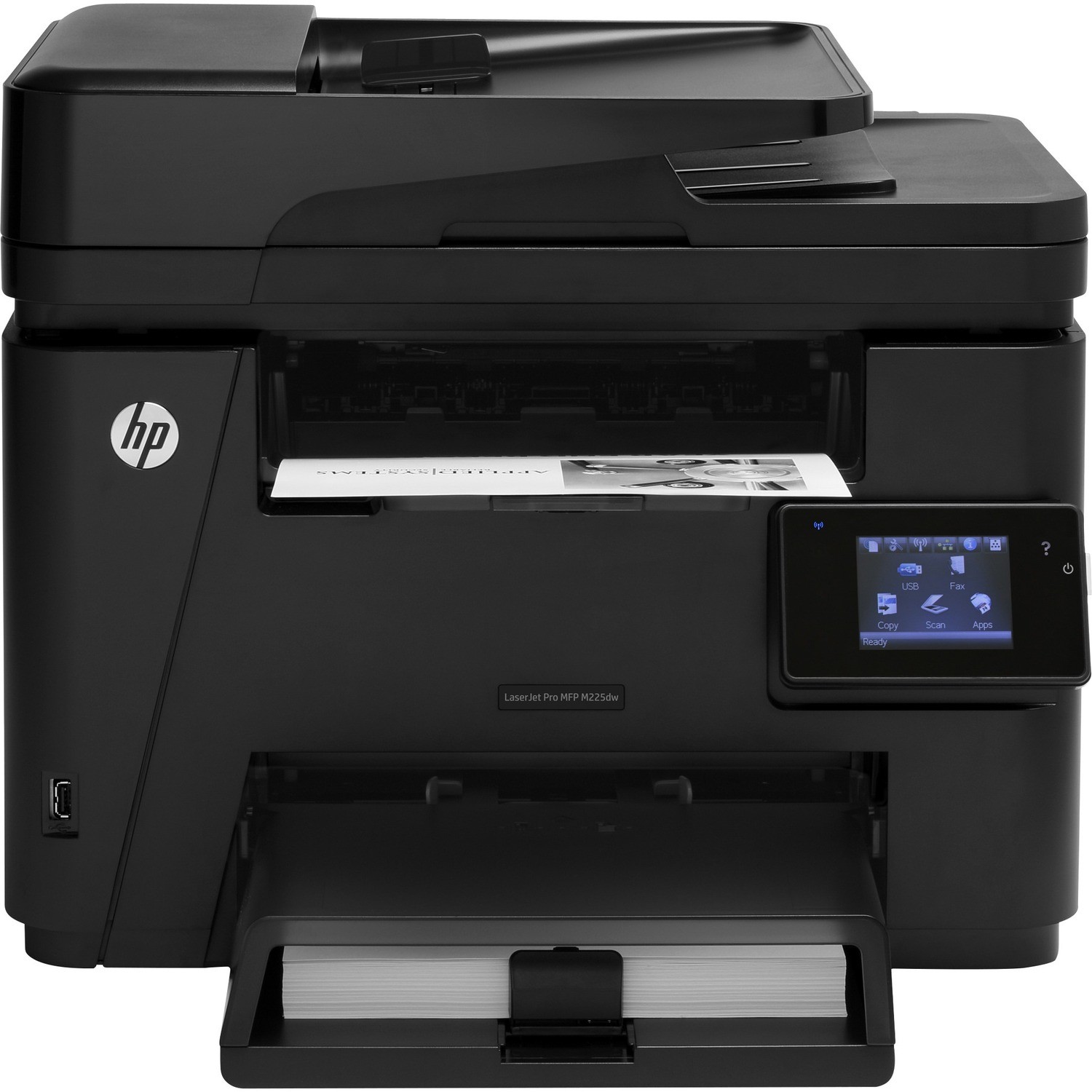 HP LaserJet Pro M225dw Wireless Laser Multifunction Printer - Monochrome