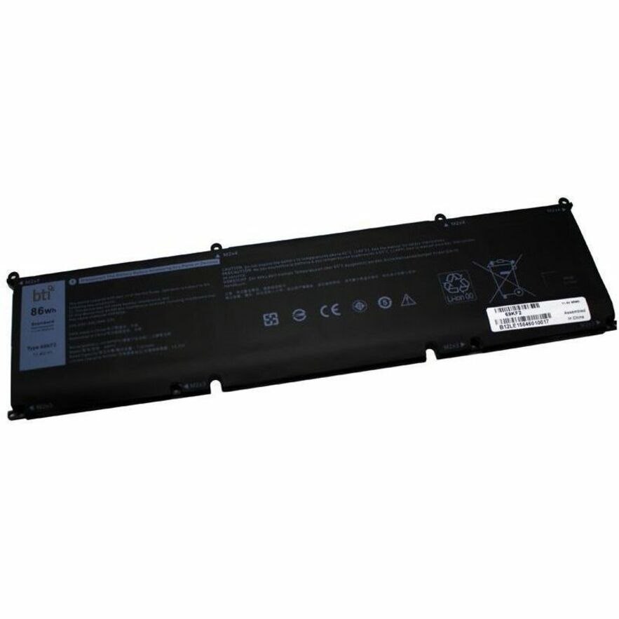 BTI 69KF2-BTI 11.4V 86WHR LI-ION BATTERY 070N2F, 0M59JH, 69KF2, CN-070N2F, CN-0M59JH