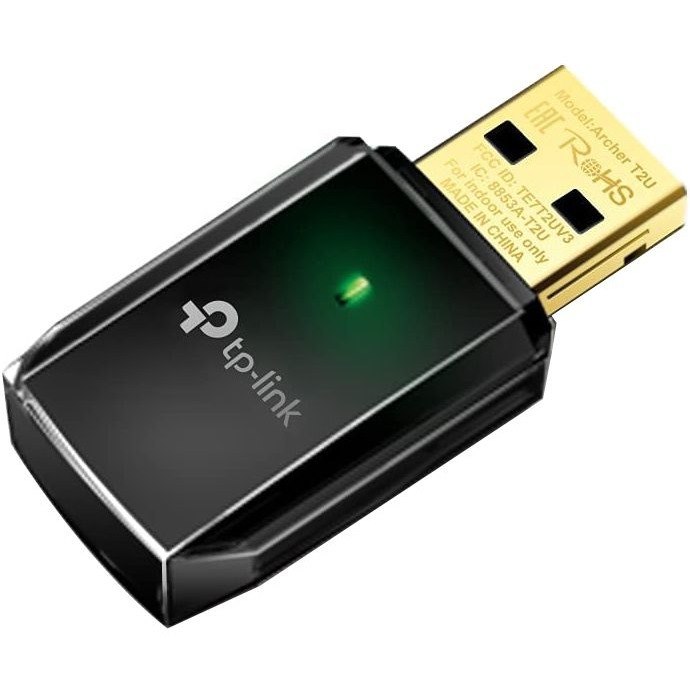 TP-LINK Archer T2U - 11AC USB WiFi Adapter - Dual Band 2.4G/5G AC600 Wireless Network Card