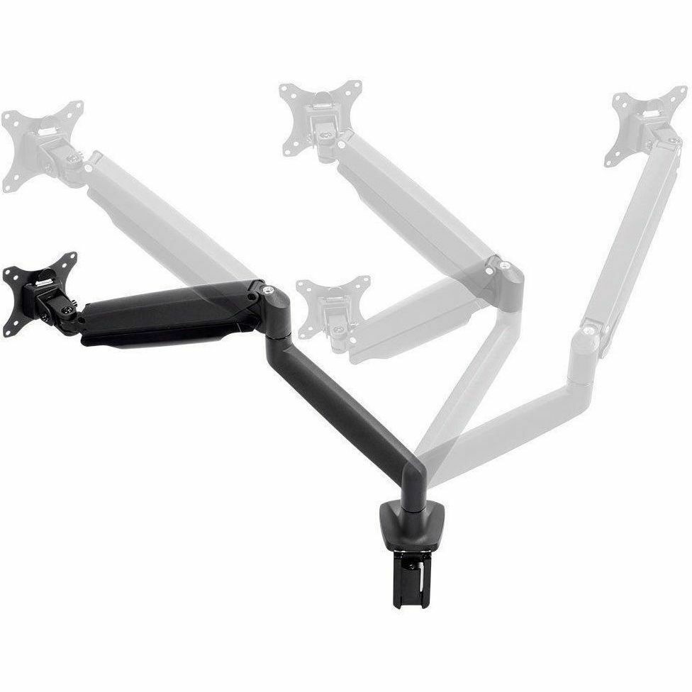 Monoprice Workstream 15526 Mounting Arm for Monitor, TV - Black - Landscape/Portrait