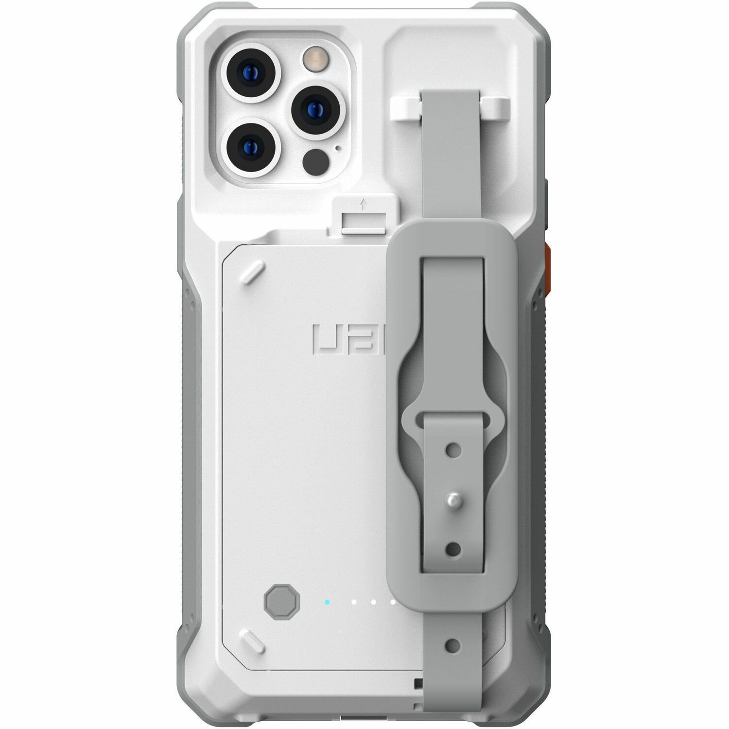 Workflow Battery Case for Apple iPhone 15 - White/Grey