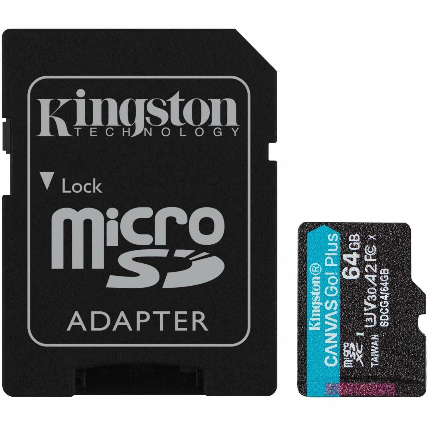 Kingston Canvas Go! Plus 64 GB Class 10/UHS-I (U3) V30 microSDXC