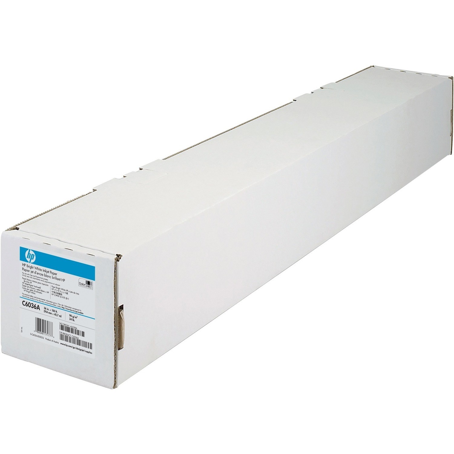 HP Bright White Inkjet Paper-914 mm x 45.7 m