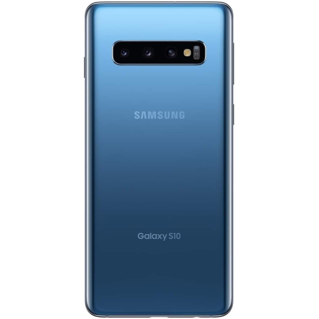 Samsung Galaxy S10 SM-G973U1 128 GB Smartphone - 6.1" AMOLED QHD+ 3040 x 1440 - Kryo 485Single-core (1 Core) 2.80 GHz + Kryo 485 Triple-core (3 Core) 2.40 GHz + Kryo 485 Quad-core (4 Core) 1.70 GHz - 6 GB RAM - Android 9.0 Pie - 4G - Prism Blue
