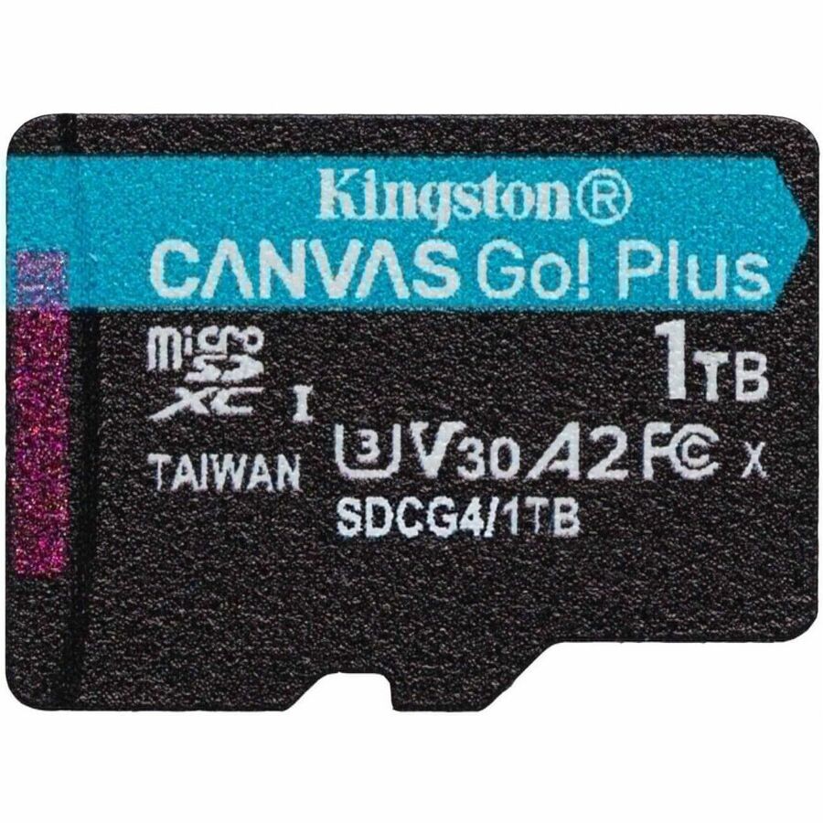 Kingston Canvas Go! Plus 1 TB Class 10/UHS-I (U3) V30 microSDXC - 1 Pack
