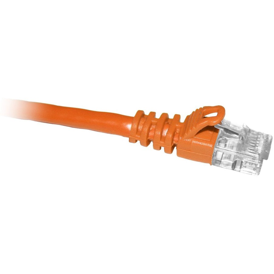 ClearLinks 10FT Cat5E 350MHZ Orange Molded Snagless Patch Cable