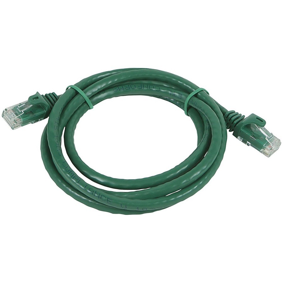 Monoprice Cat5e Utp 24Awg 350MHz Snagless Copper Patch Cable, Green, 5FT