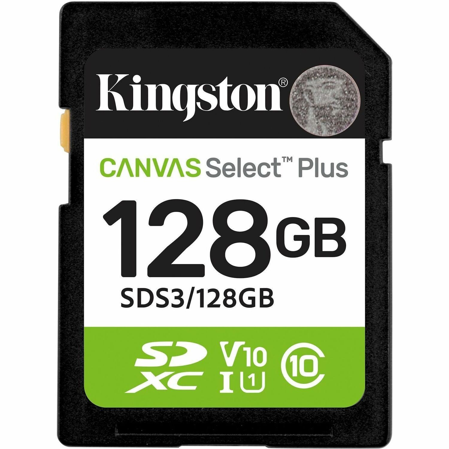 Kingston Canvas Select Plus 128 GB Class 10/UHS-I (U1) V10 SDXC - 1