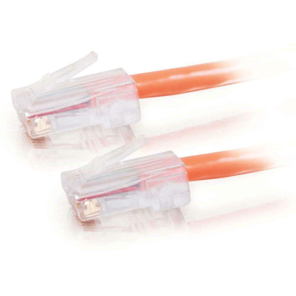Cables To Go C2G Cat5e 350MHz Crossover Cable, Orange, 10FT