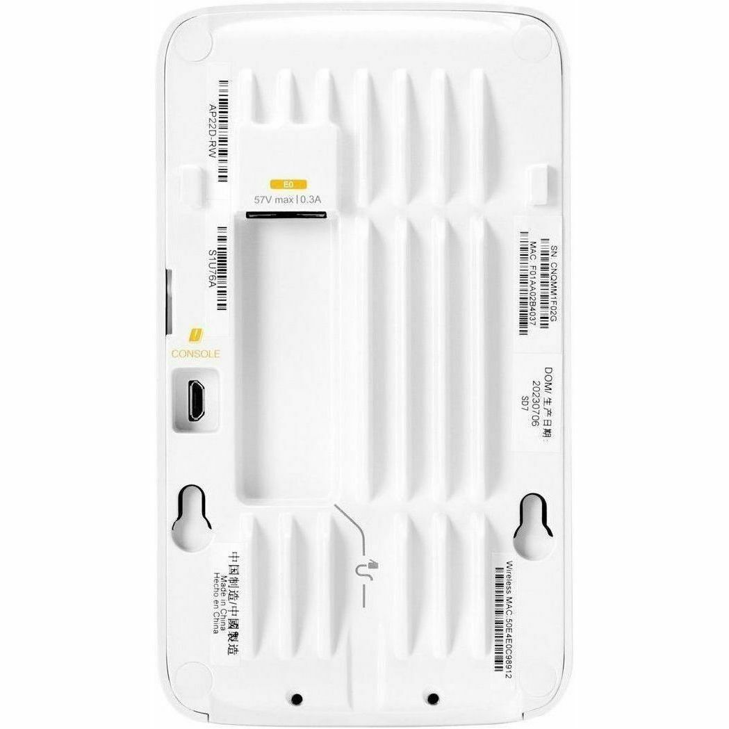 Aruba Instant On AP22D Dual Band Wi-Fi 6 IEEE 802.11ax 1.77 Gbit/s Wireless Access Point - Indoor