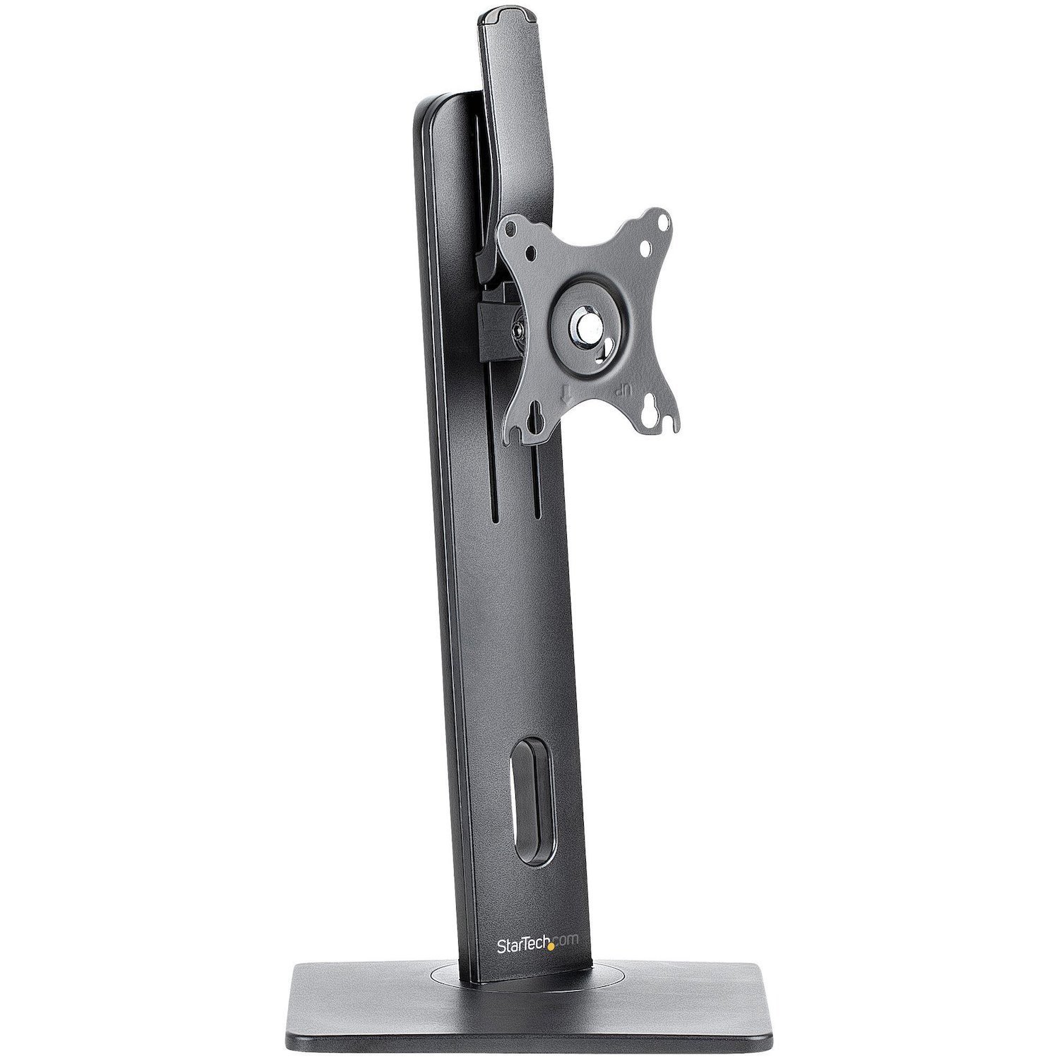 StarTech.com Free Standing Single Monitor Mount, Height Adjustable Ergonomic Monitor Desk Stand, For VESA Mount Displays up to 32" (15lb)