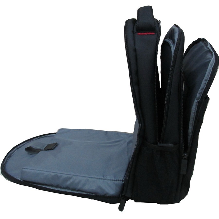 ECO STYLE Tech Pro Carrying Case (Backpack) for 16" to 16.4" iPad Notebook - Red, Black