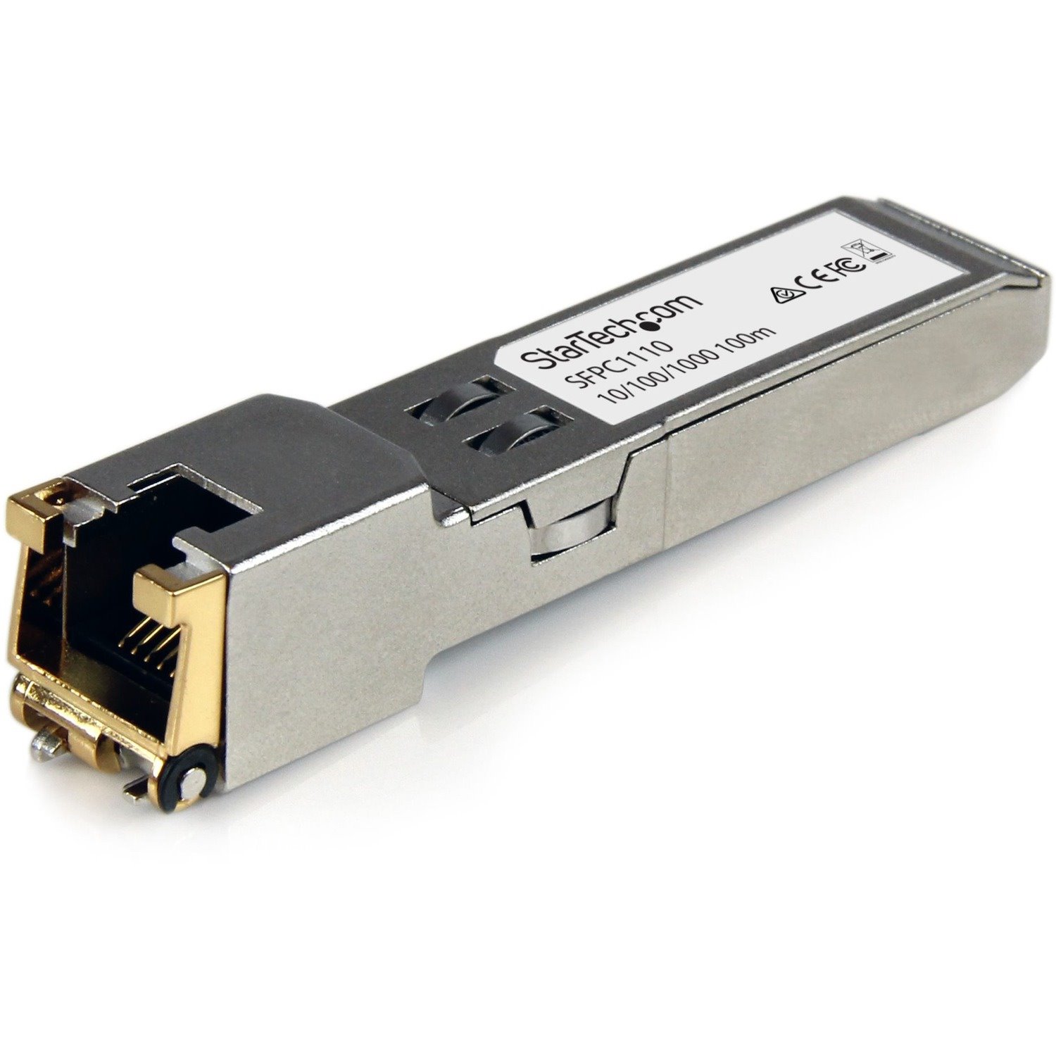 StarTech.com SFP (mini-GBIC) - 1 x RJ-45 10/100/1000Base-T Network LAN - 1 Each