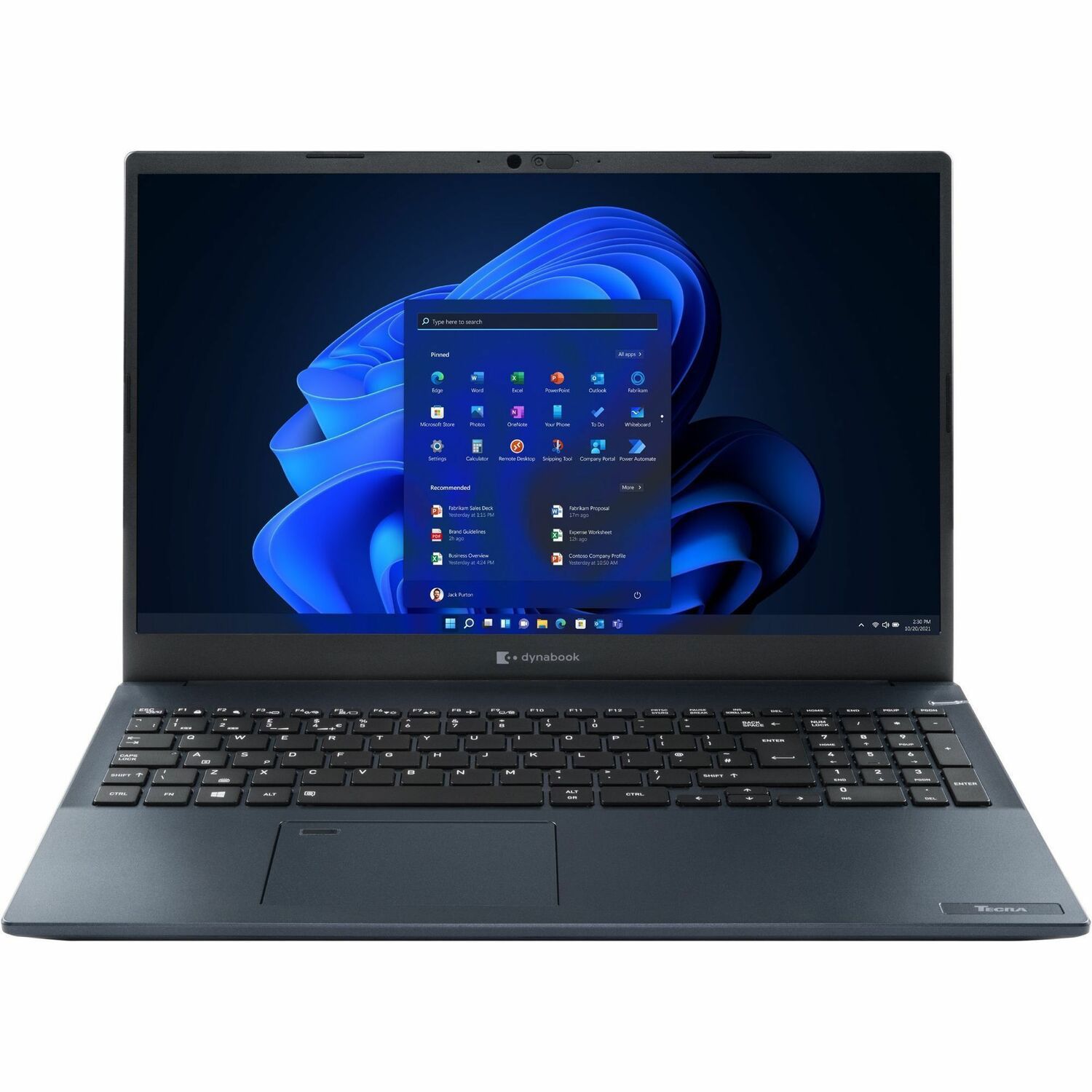 Dynabook Tecra A50-K 15.6" Notebook - Full HD - Intel Core i7 13th Gen i7-1370P - vPro Technology - 16 GB - 256 GB SSD - Dark Blue