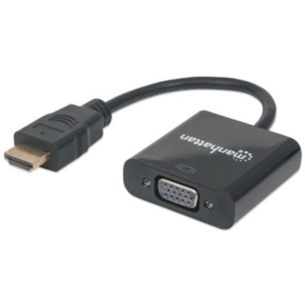 Manhattan Hdmi Male To Vga Female Converter, Black