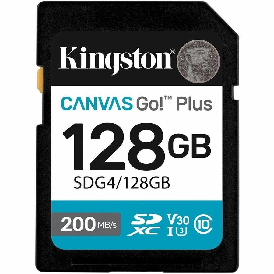 Kingston Canvas Go! Plus 128 GB Class 10/UHS-I (U3) V30 SDXC