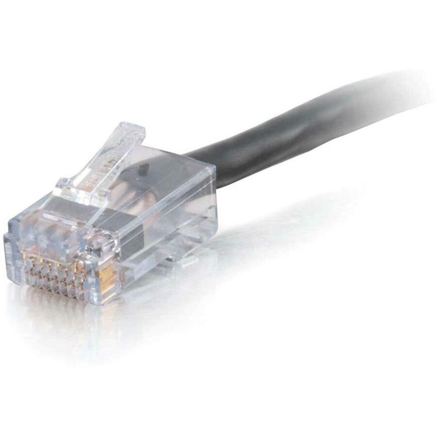Cables To Go C2G Cat6 Non-Booted Utp Plenum CMP-Rated Unshielded Ethernet Network Patch Cable, Black, 100FT