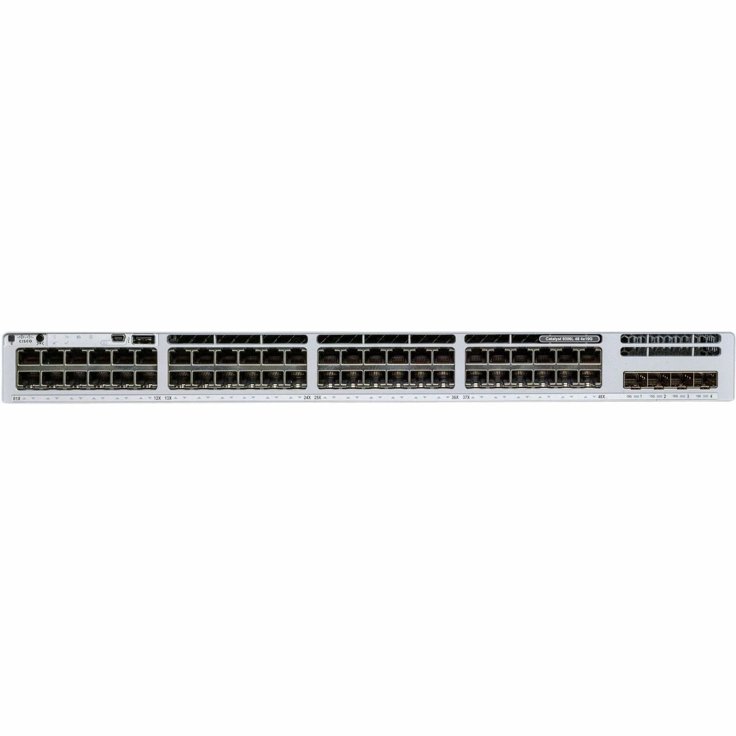 Cisco Catalyst 9300 C9300L-48T-4X-M 48 Ports Manageable Ethernet Switch - 10 Gigabit Ethernet, Gigabit Ethernet - 10GBase-X, 10/100/1000Base-T