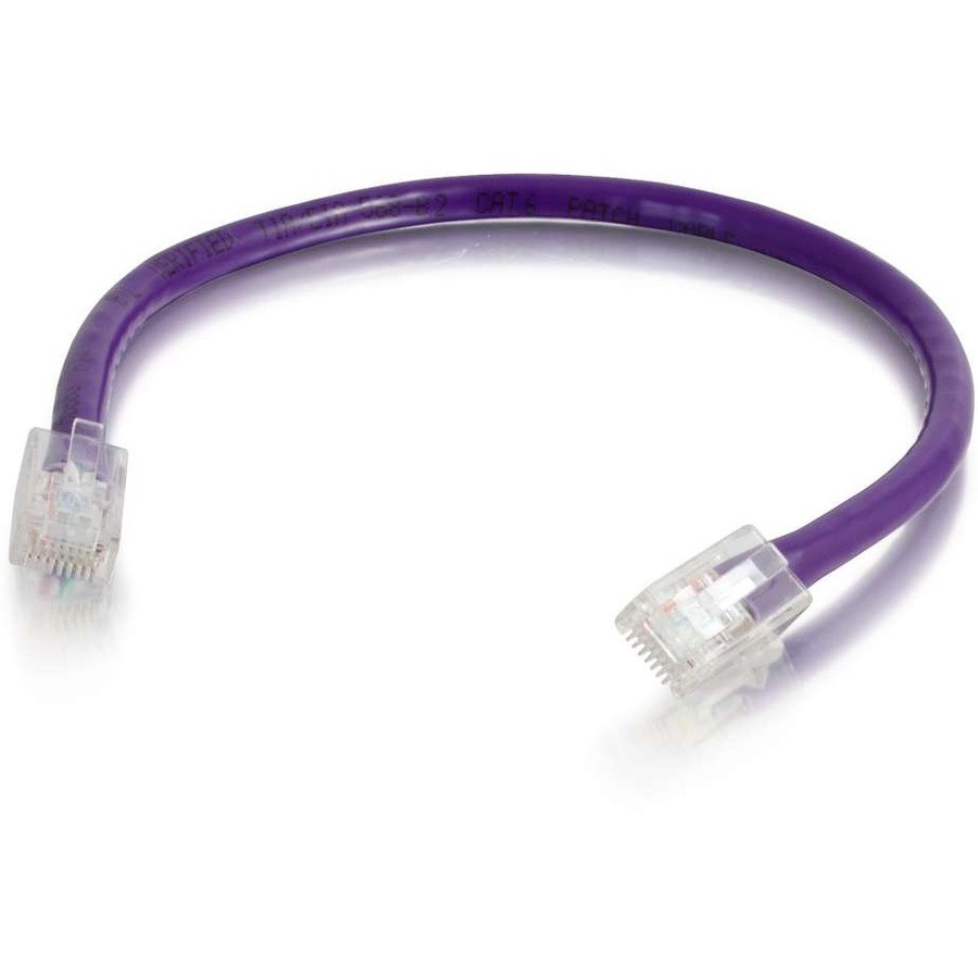 Cables To Go C2G Cat6 Non-Booted Unshielded (Utp) Network Patch Cable - Purple, 6FT