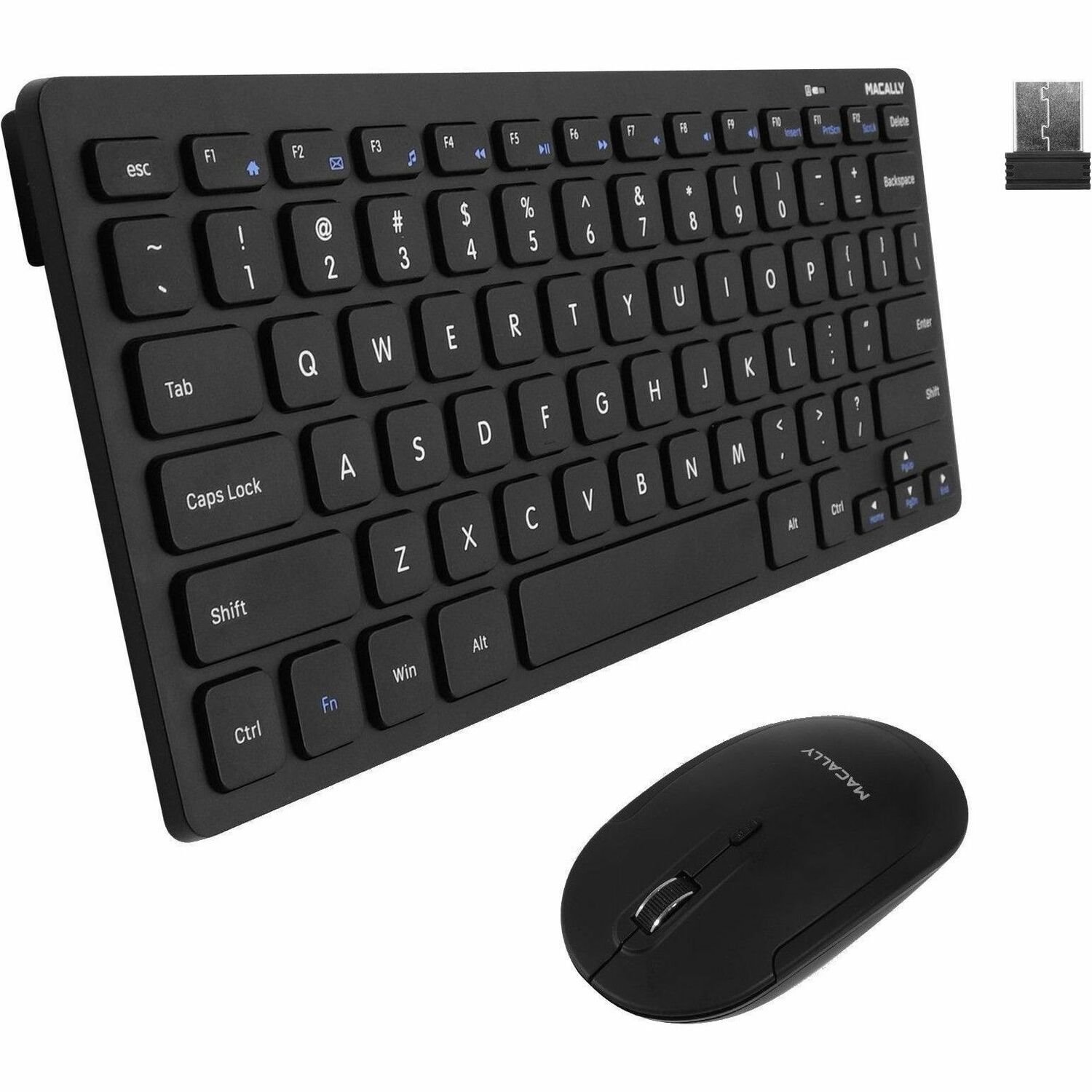 Macally RF Wireless Keyboard and Mouse For Windows PC