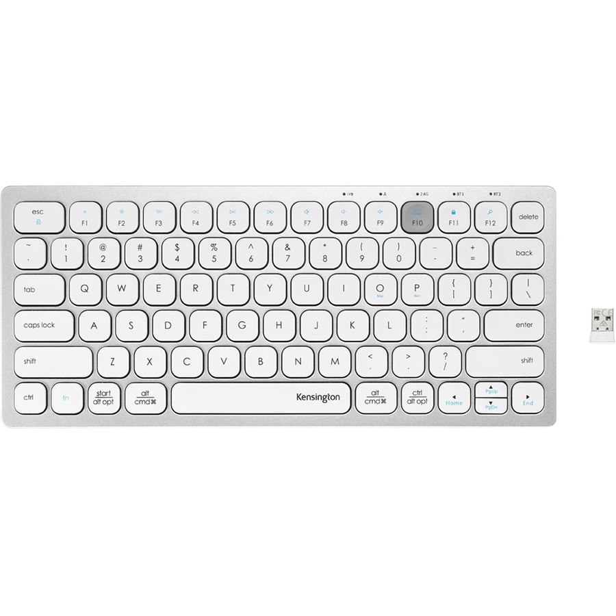 Kensington Keyboard - Wireless Connectivity - Silver