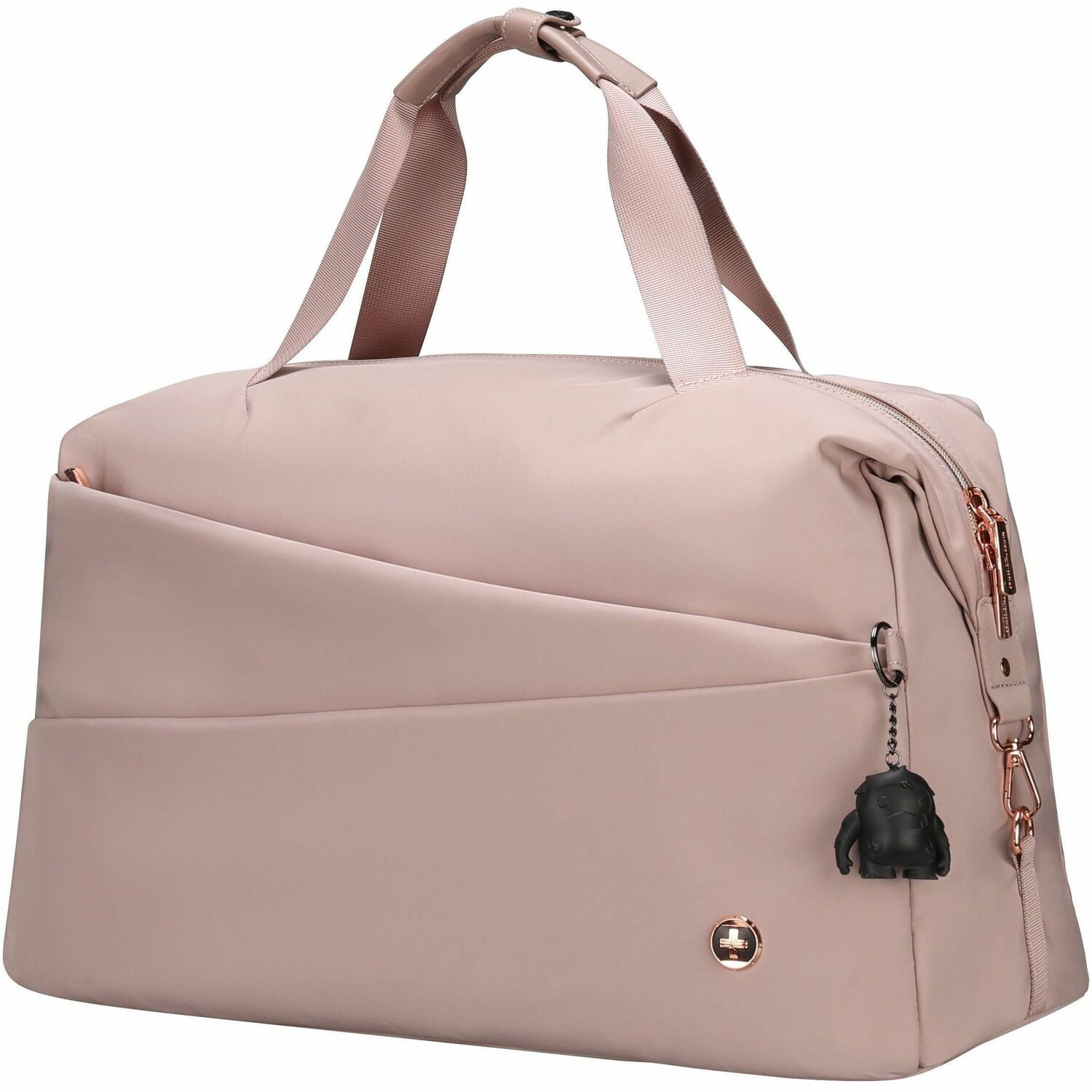 Swissdigital KATY ROSE NG Lotus Duffle Bag - Stylish, Eco-Friendly Fabric with Multiple Storage Options, Perfect for Students, Professionals, and Everyday Use