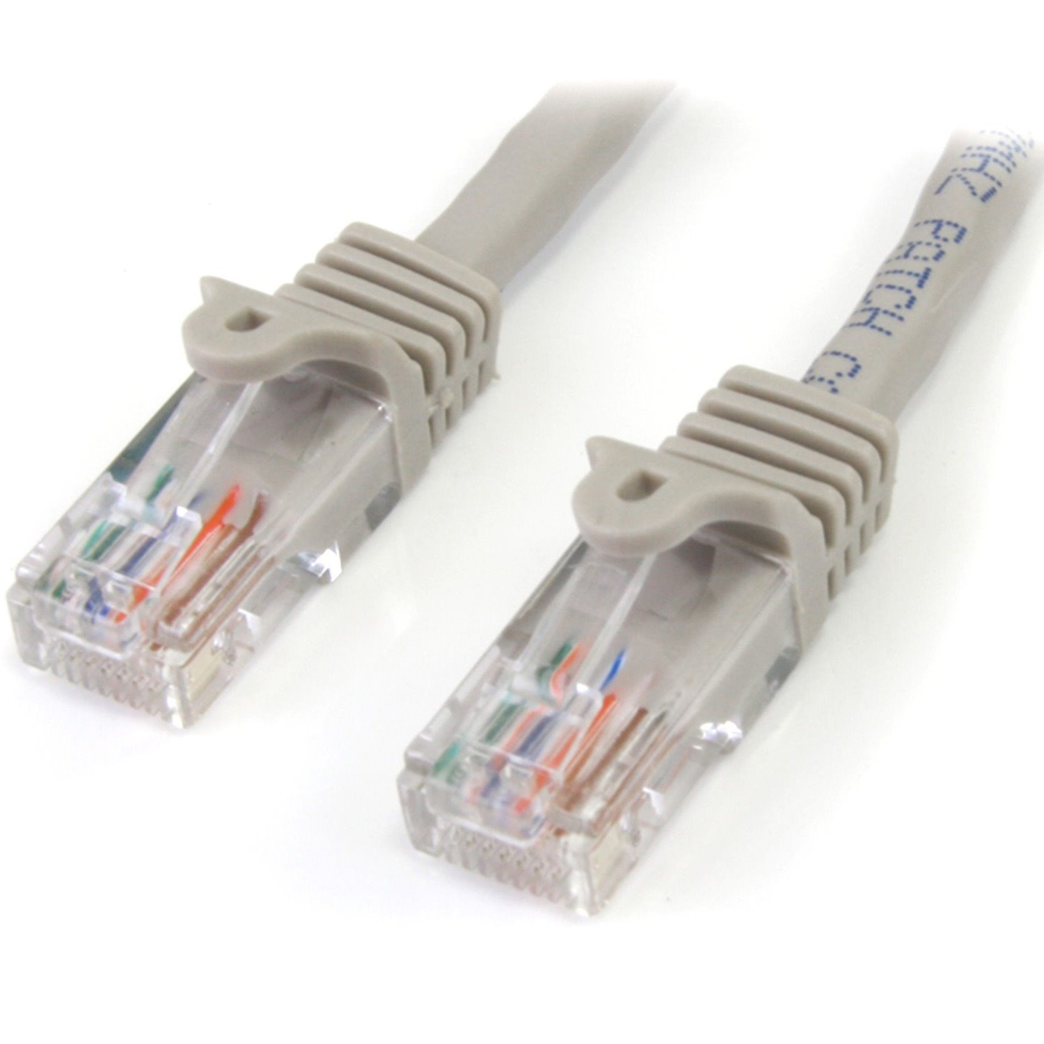StarTech.com 1 m Gray Cat5e Snagless RJ45 UTP Patch Cable - 1m Patch Cord