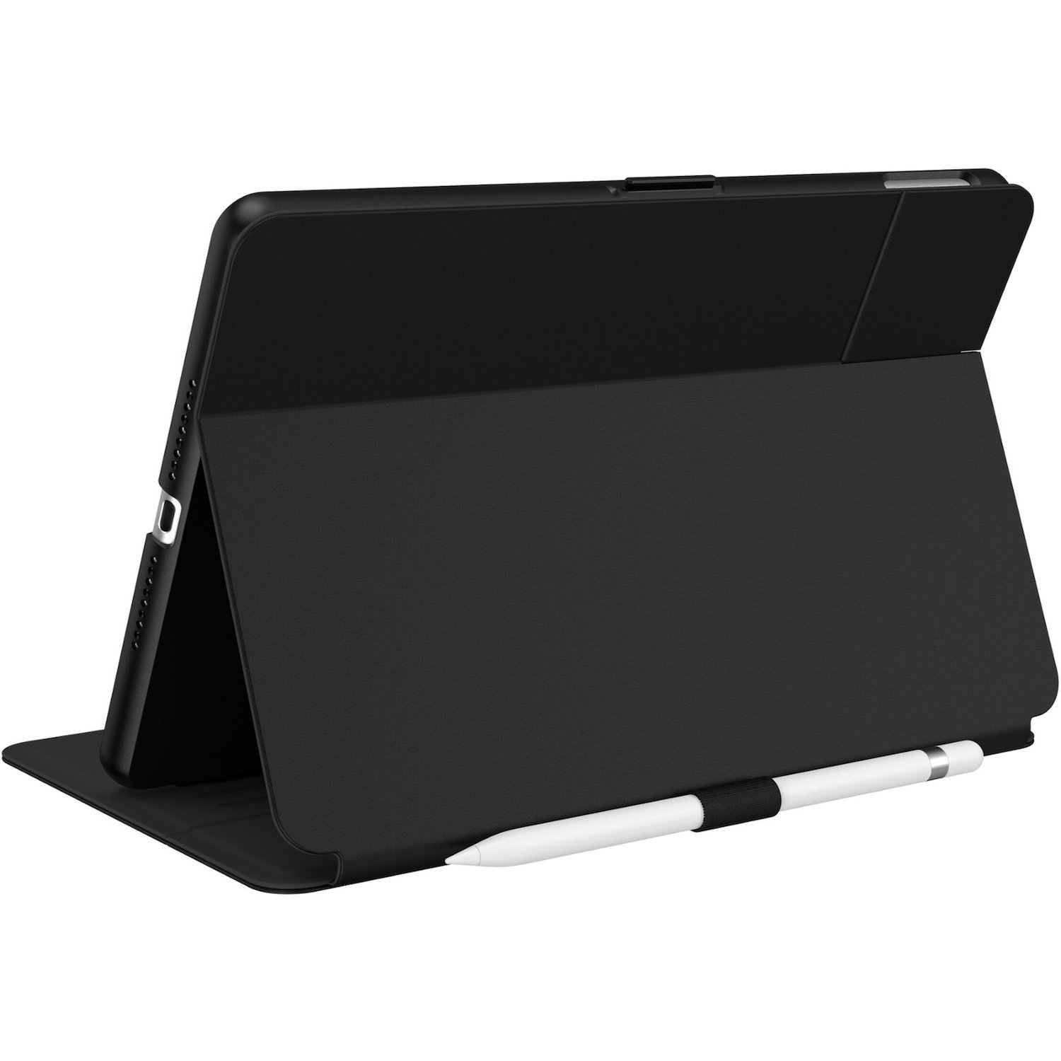 Speck Balance Folio Carrying Case (Folio) for 10.2" Apple iPad Tablet, Apple Pencil - Black