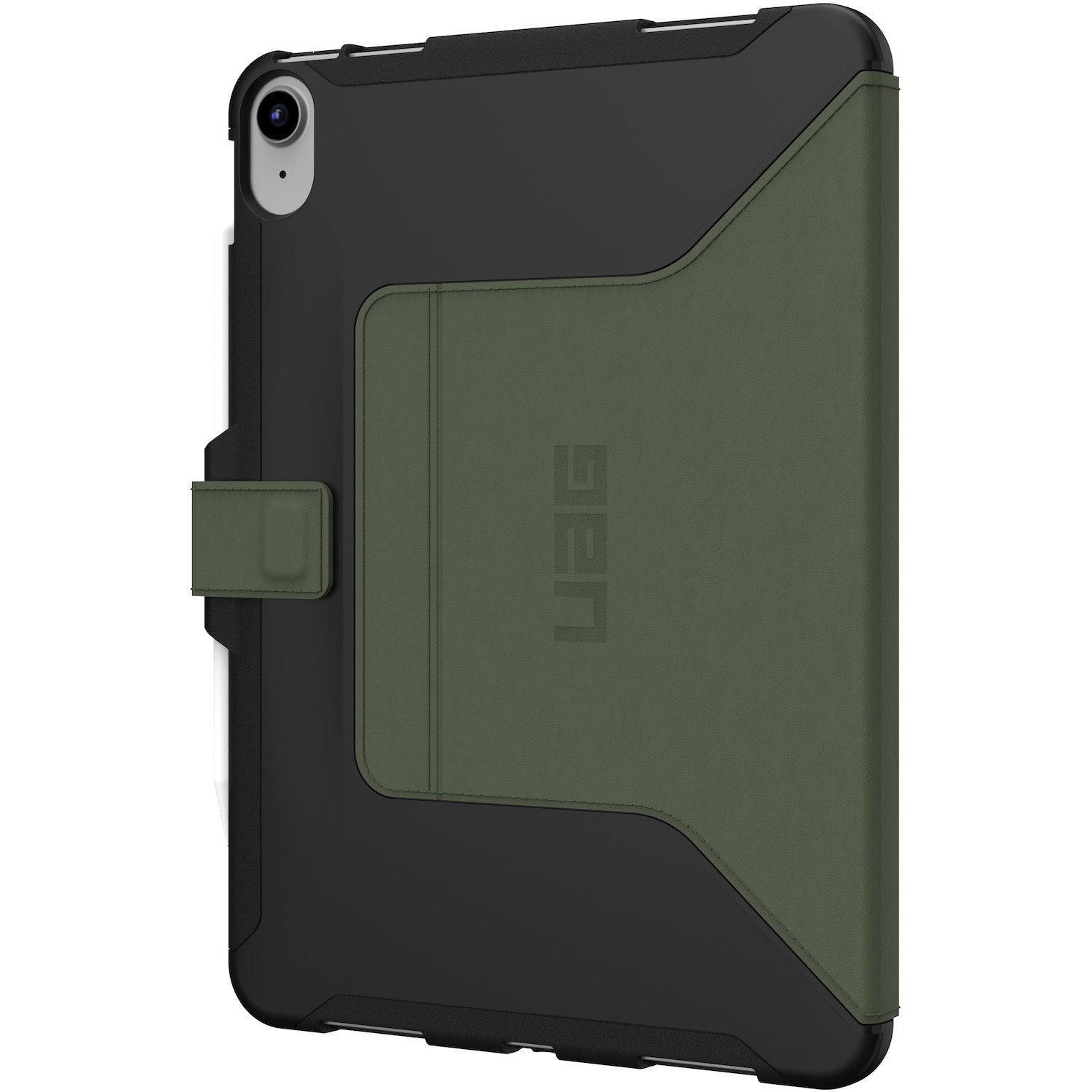Urban Armor Gear Scout Carrying Case (Folio) for 10.9" Apple iPad (11th Generation), iPad (10th Generation), iPad (2022) Tablet - Black, Olive