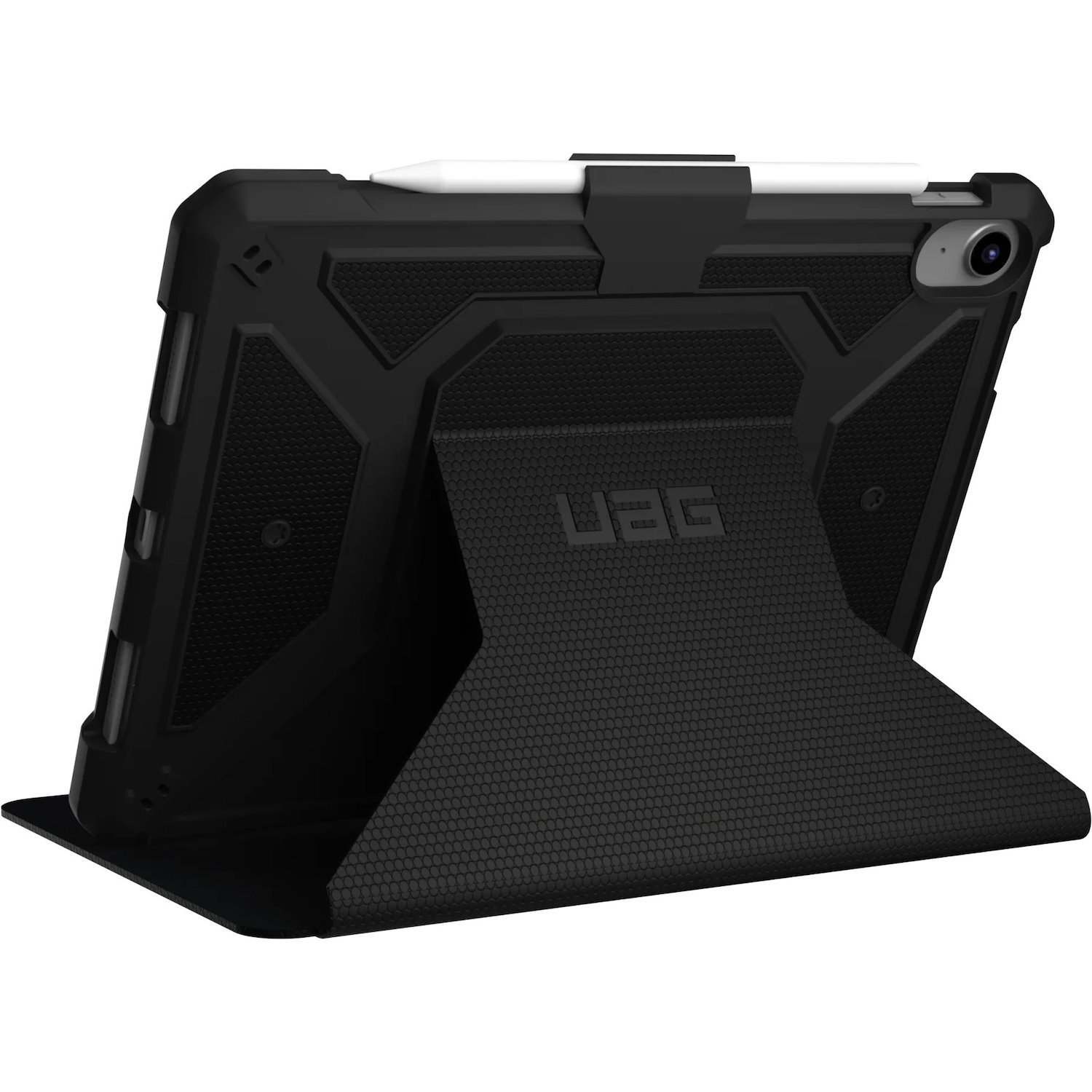 Urban Armor Gear Metropolis Carrying Case (Folio) for 10.9" Apple iPad (11th Generation), iPad (10th Generation) Tablet, Apple Pencil - Black