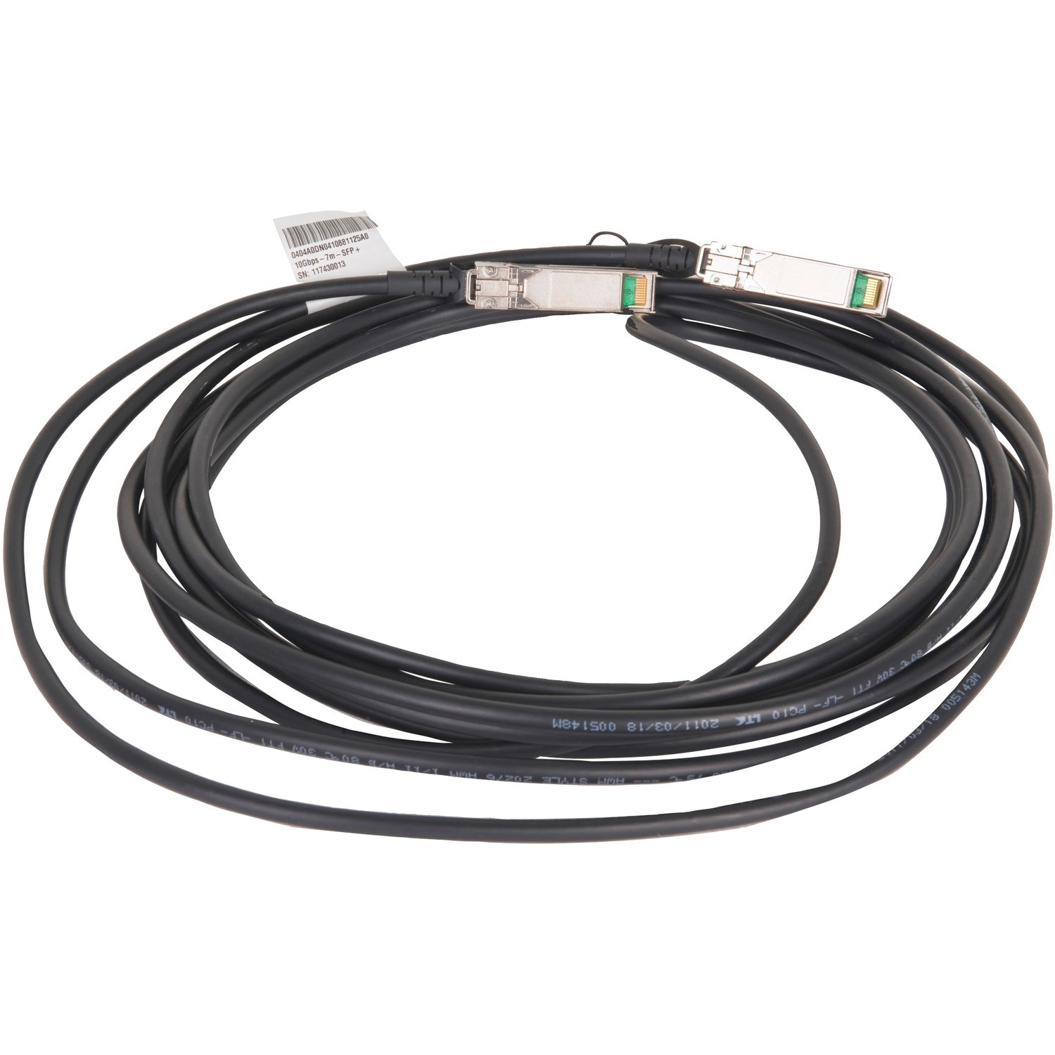 HPE X240 10G SFP+ to SFP+ 7m Direct Attach Copper Campus-Cable