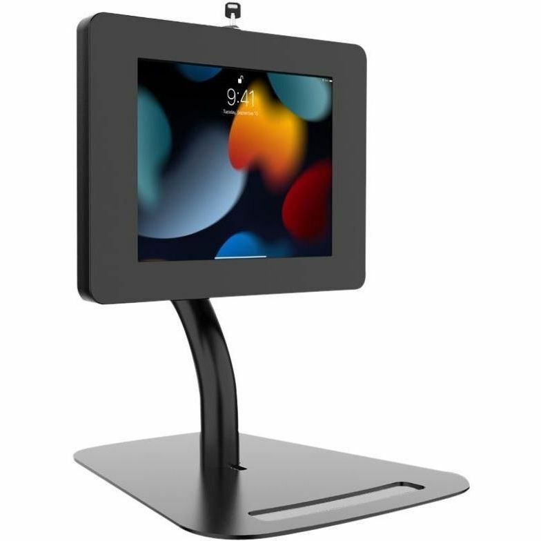 CTA Digital Premium Height-Adjustable Floor-to-Desk Security Kiosk for Tablets