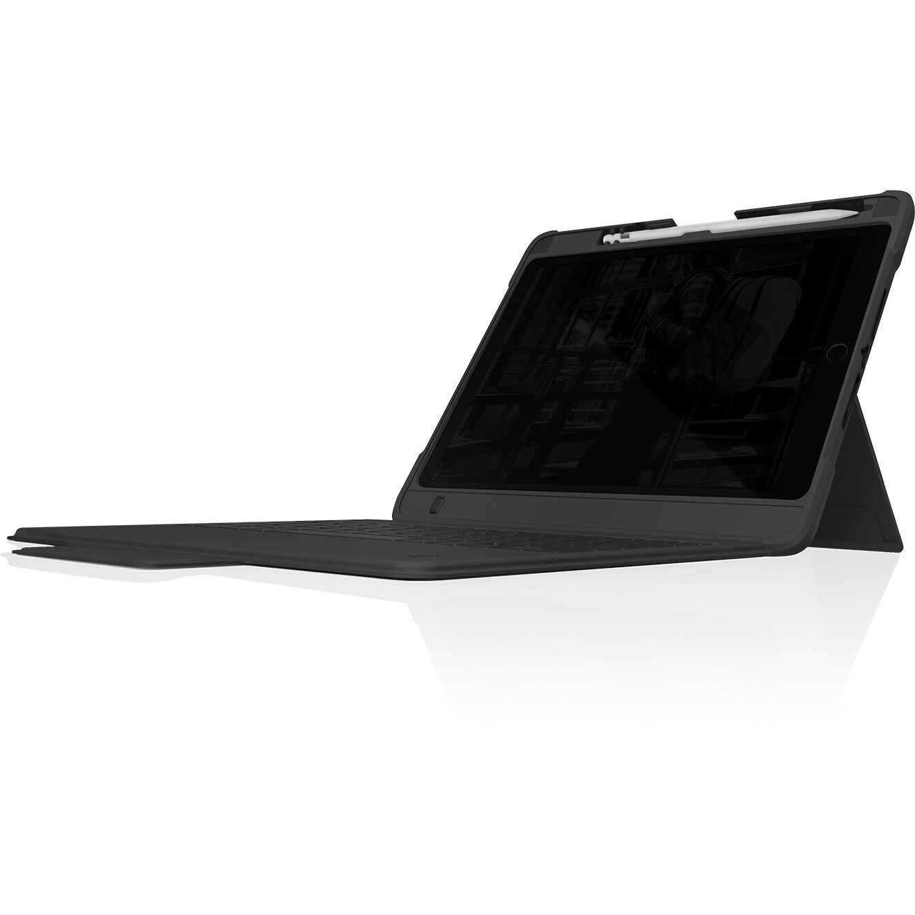 STM Goods Dux Keyboard/Cover Case (Flip) Apple iPad (7th Generation) Tablet - Black