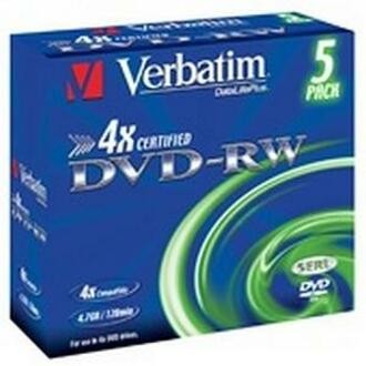 Verbatim DataLifePlus 4x DVD-RW Media