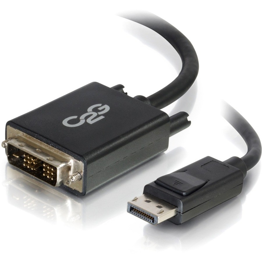 Cables To Go C2G DisplayPort To Single Link Dvi-D M/M Adapter Cable, Black, 3FT