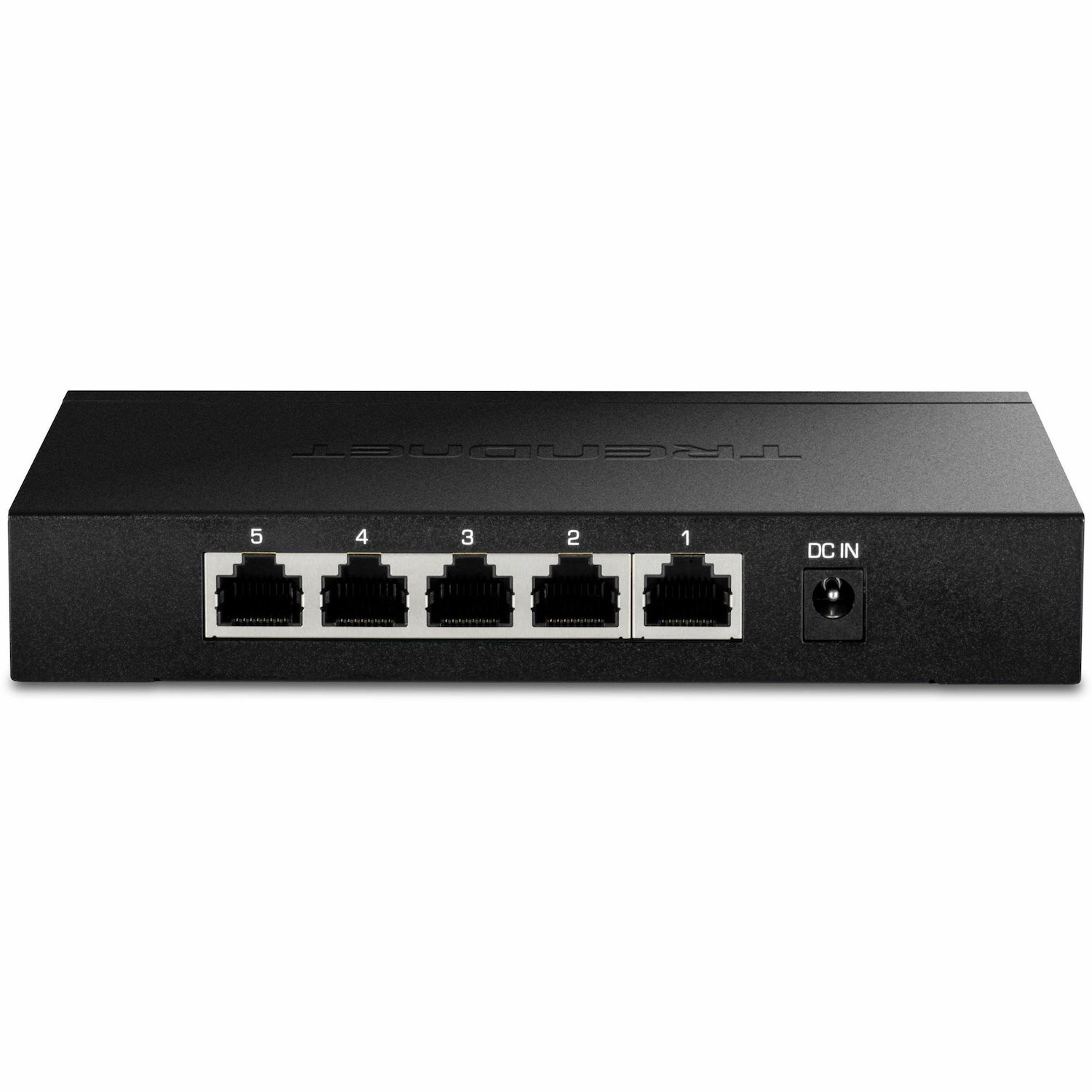 TRENDnet 5-Port 2.5Gb Multi-Gigabit Unmanaged Gaming Switch, TEG-S350, 5 x 2.5GBASE-T Ports, 25Gbps Switching Capacity, Ethernet Splitter, NDAA & TAA Compliant, Fanless, Lifetime Protection, Black