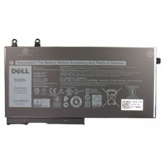 Dell 3-Cell 51 Wh Lithium Ion Replacement Battery for Select Laptops