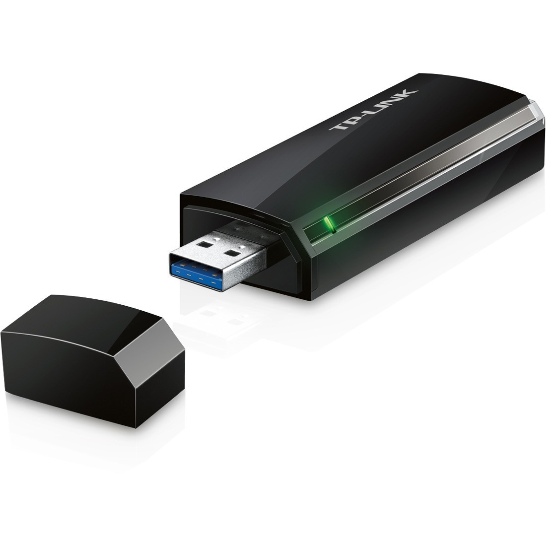 TP-Link Archer T4U IEEE 802.11 a/b/g/n/ac Dual Band Wi-Fi Adapter for Desktop Computer, Media Player, Notebook, Smart TV