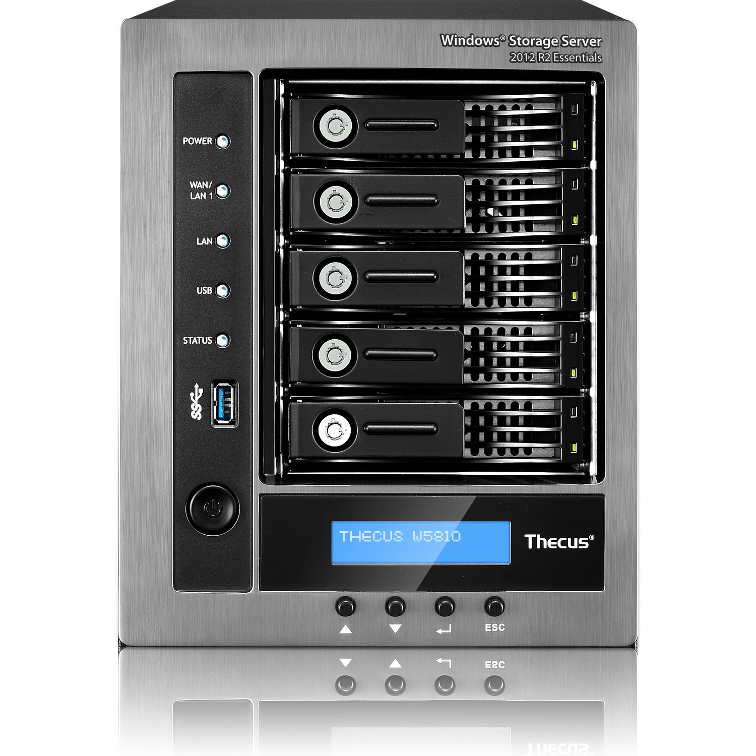 Thecus W5810 Affordable Easy-to-Use Cloud Ready Storage