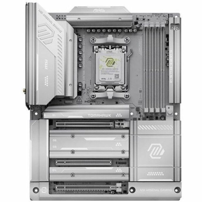 MSI MAG MAG X870E TOMAHAWK MAX WIFI PZ Gaming Desktop Motherboard - AMD X870E Chipset - Socket AM5 - ATX