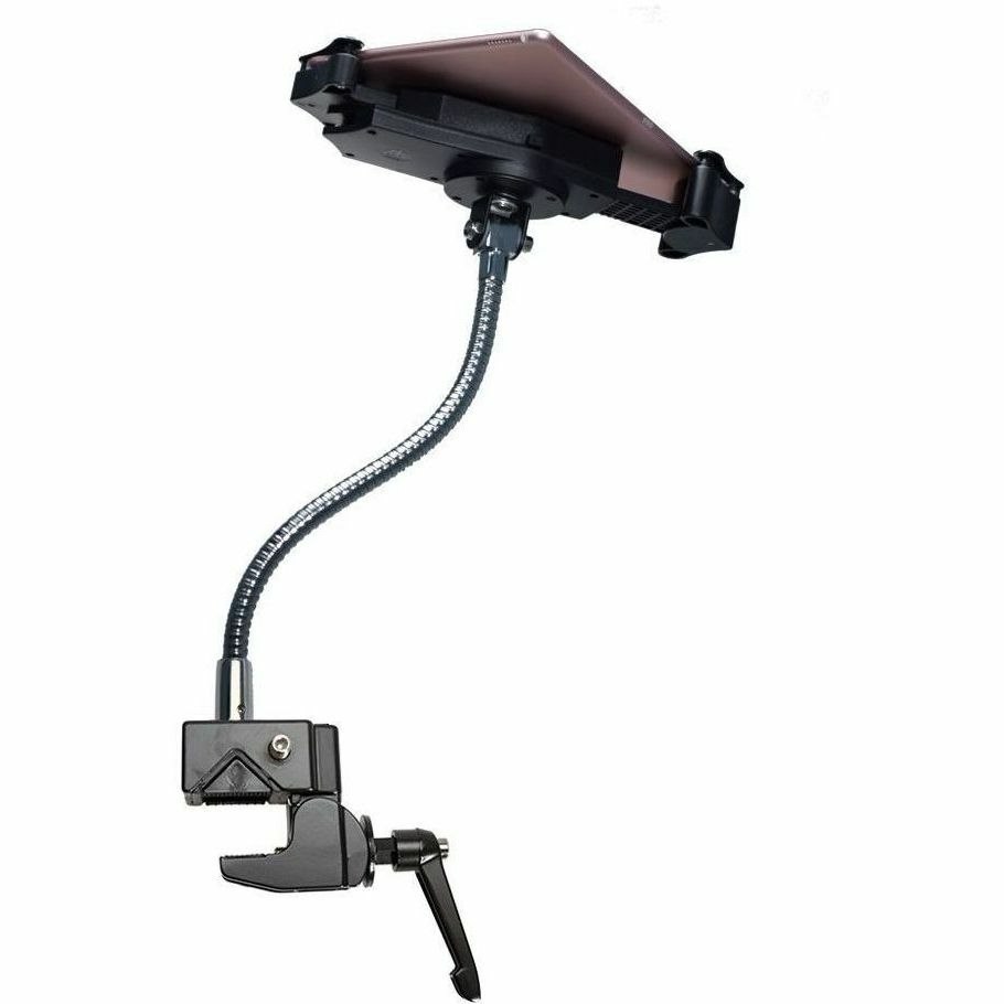 CTA Digital Heavy-Duty Gooseneck Clamp Stand for 7-14 Inch Tablets, including iPad 10.2-inch (7th/ 8th/ 9th Generation)
