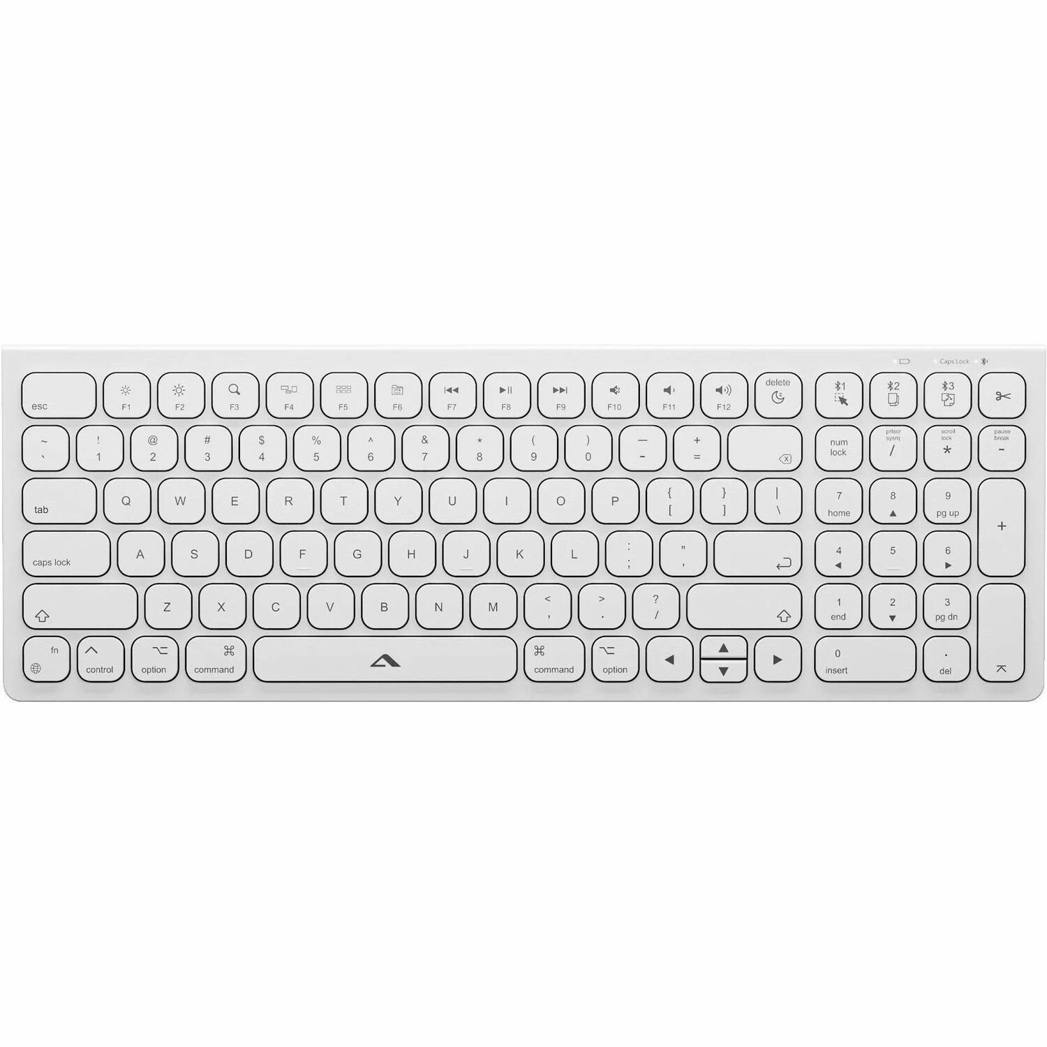 Alogic Echelon USB-C Compact Rechargeable Wireless Keyboard for macOS