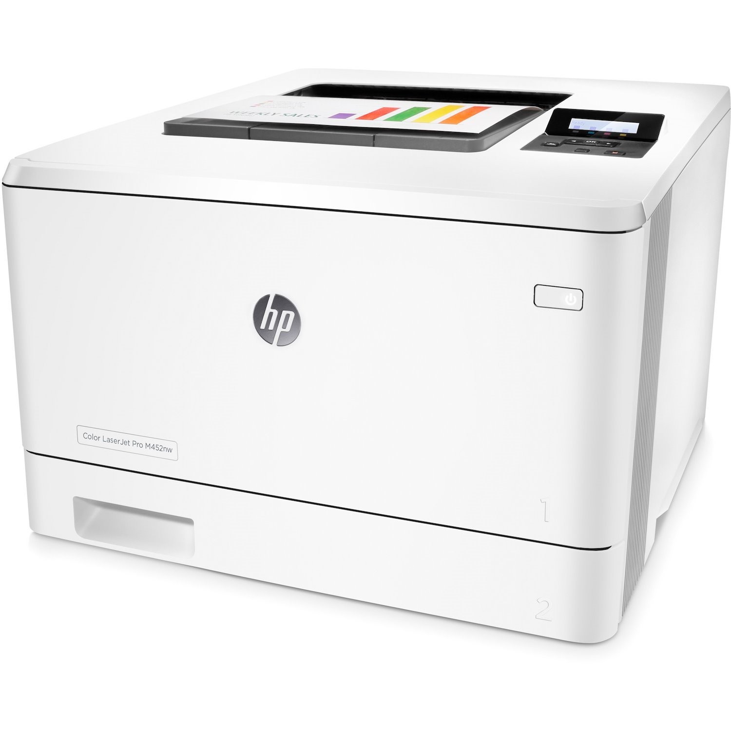 HP LaserJet Pro M452NW Desktop Laser Printer - Color
