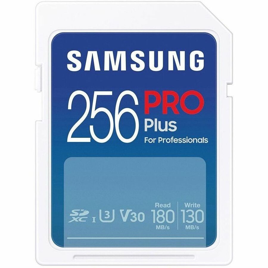 Samsung PRO Plus 256 GB Class 10/UHS-I (U3) V30 SDXC - 1