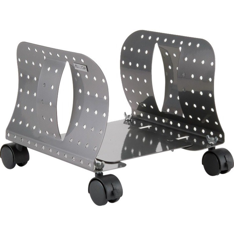 Allsop Metal Art Mobile Cpu Caddy Computer Tower Stand/Case With Wheels