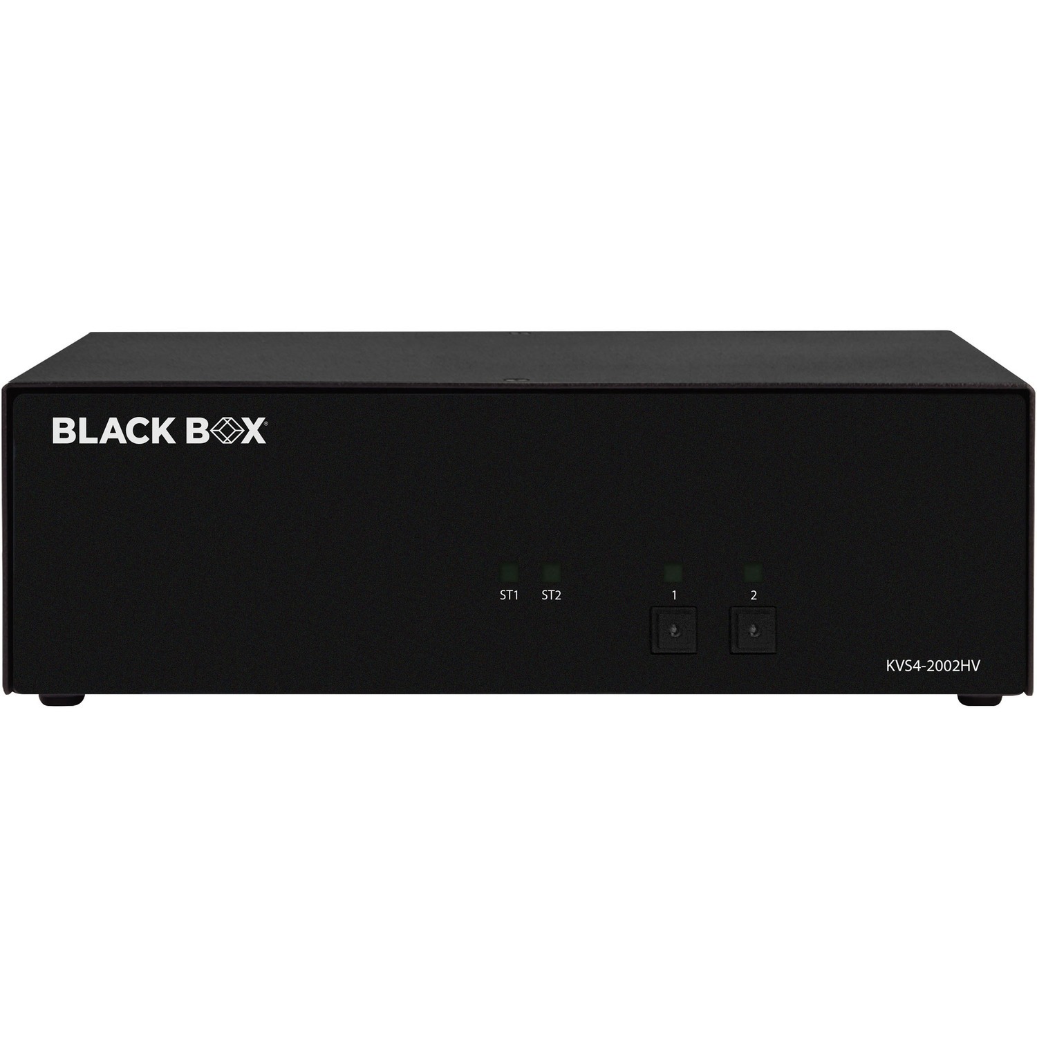 Black Box KVM Switch, NIAP 4.0 Certified - 2-Port, Dual-Monitor, FlexPort HDMI/DisplayPort