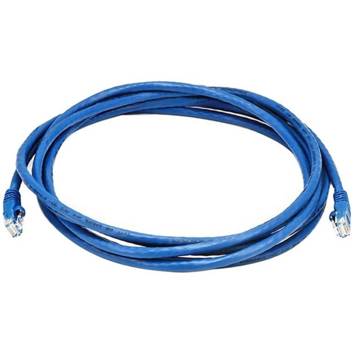 Monoprice Cat6 10FT Blue Patch Cable, Utp, 24Awg, 550MHZ, Pure Bare Copper, Snag