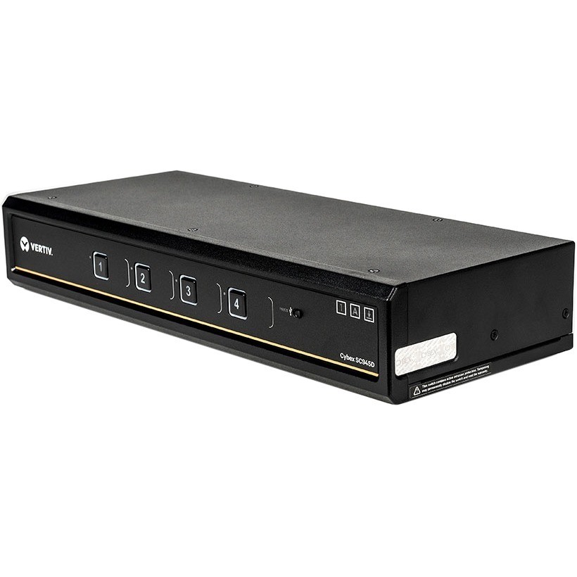 Vertiv Cybex SC900 Secure Desktop KVM|4 Port Dual-Head|DisplayPort DPP| TAA
