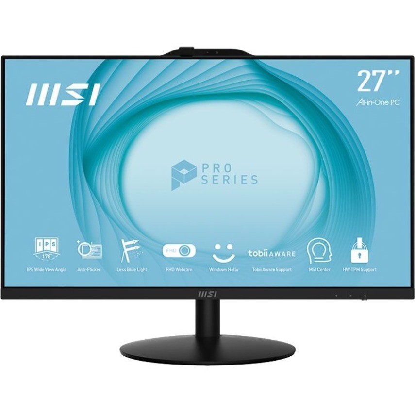 MSI PRO AP272 12M-032US All-in-One Computer - Intel Core i5 12th Gen i5-12400 - 8 GB - 250 GB PCI Express NVMe SSD - 27" Full HD - Desktop - Black